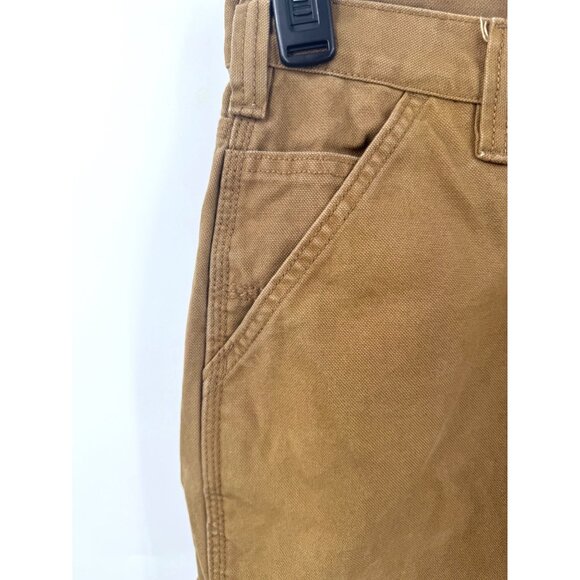 Wolverine Mens Carpenter Canvas Work Pants Size 32/30 Tan Brown Khaki Cotton - Picture 3 of 8